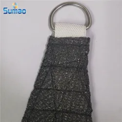 Темно-серый цвет 2,4x3 м солнцезащитный парус в наличии упаковка в мешках для переноски