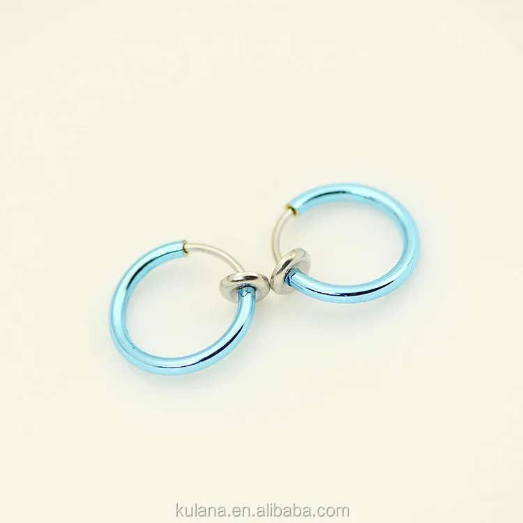 15 mm Wide Spring Fake Septum Body Jewelry Magnetic Lip Piercing