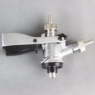 GHO S type  Beer Coupler Beer Dispenser with 90 Degree Tail Piece Elbow
