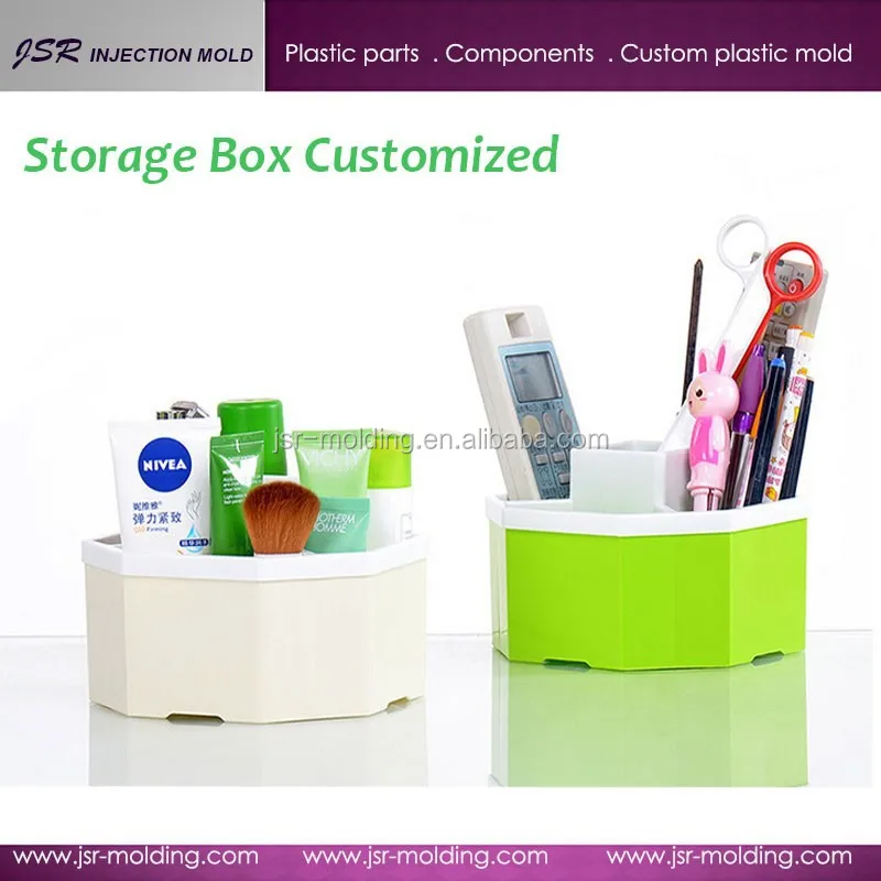 Dongguan plastic product factory to design your own brand office supplies with low price for pen stand , plastic pen container