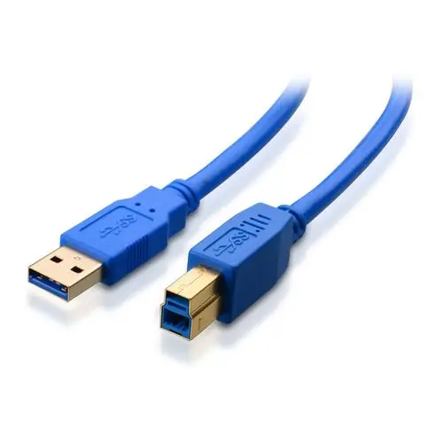 Ultra Speed 3.0 Micro USB printer cable Blue color AM-BM USB 3.0 cable for printer
