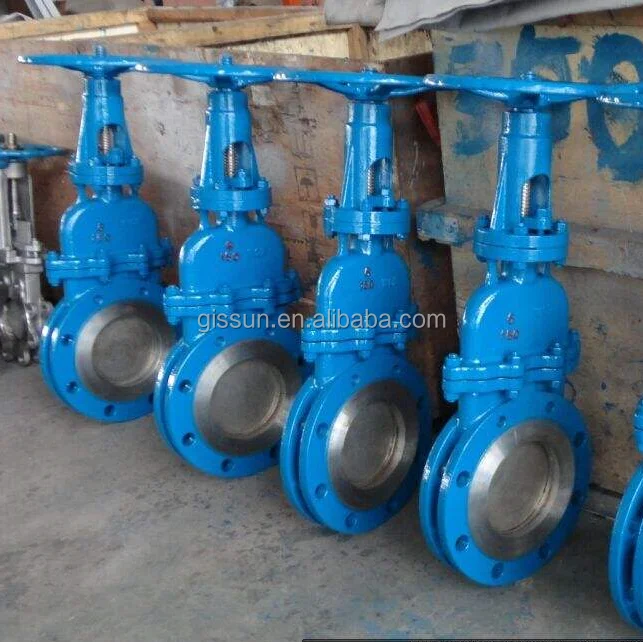 
QT450/GGG45 material of KNIFE GATE VALVE 