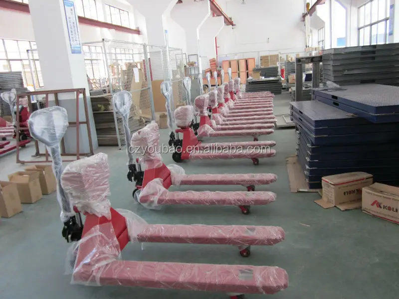 1ton 2 ton hand pallet forklift weighing scale