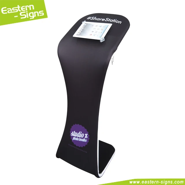 Aluminium Portable pop up Tablet PC kiosk