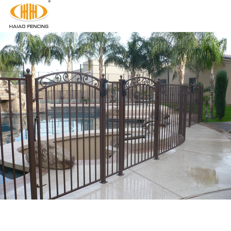 Competitive price home garden gates and fence cheap house cast iron gate design india