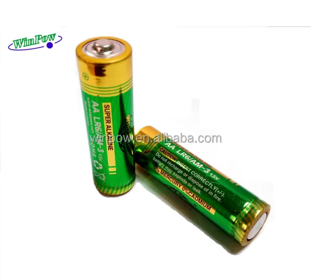Lr6 AA No. 5 Battery , lr6 size aa am3 1.5v alkaline battery