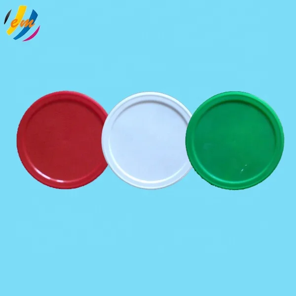 Cap Cover Suppliers PE Material Plastic CANS Free Customized Round Push Pull Cap Pop Top Plastic Jar Soda Bottle Plastic Caps