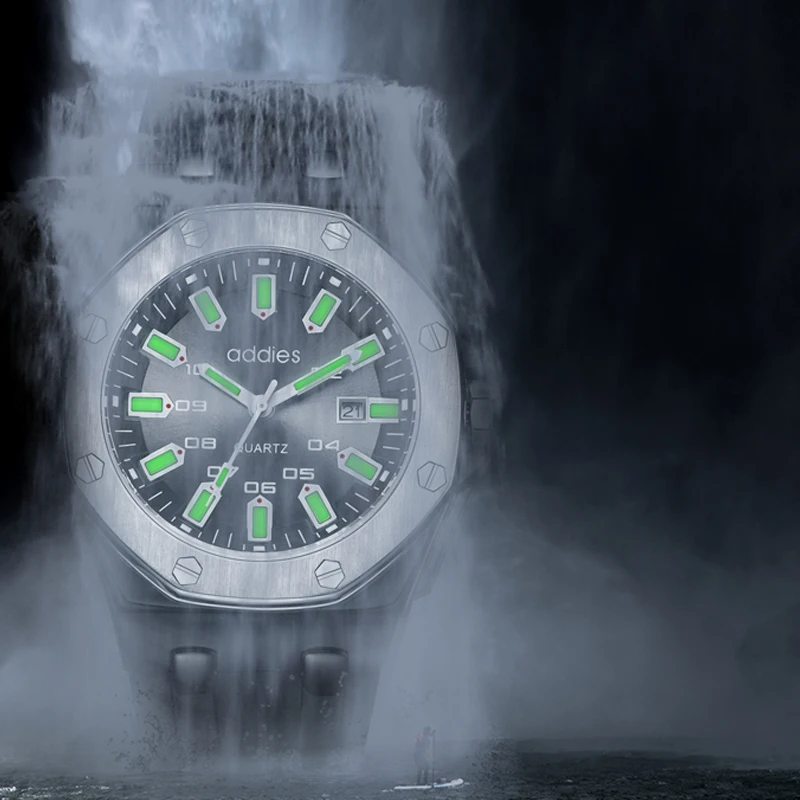 Custom Your Own Logo Business Quartz Watches Men  Luxury Metal Stainless Steel Watches