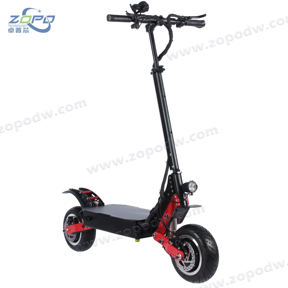 
60V 5600W dual motor powerful electric motorcycle scooters 11inch High Quality long range foldable off road tire and Road tire 