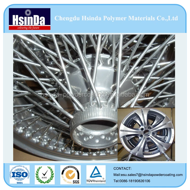 Эпоксидно-полиэфирные порошковые покрытия для легкосплавных дисков