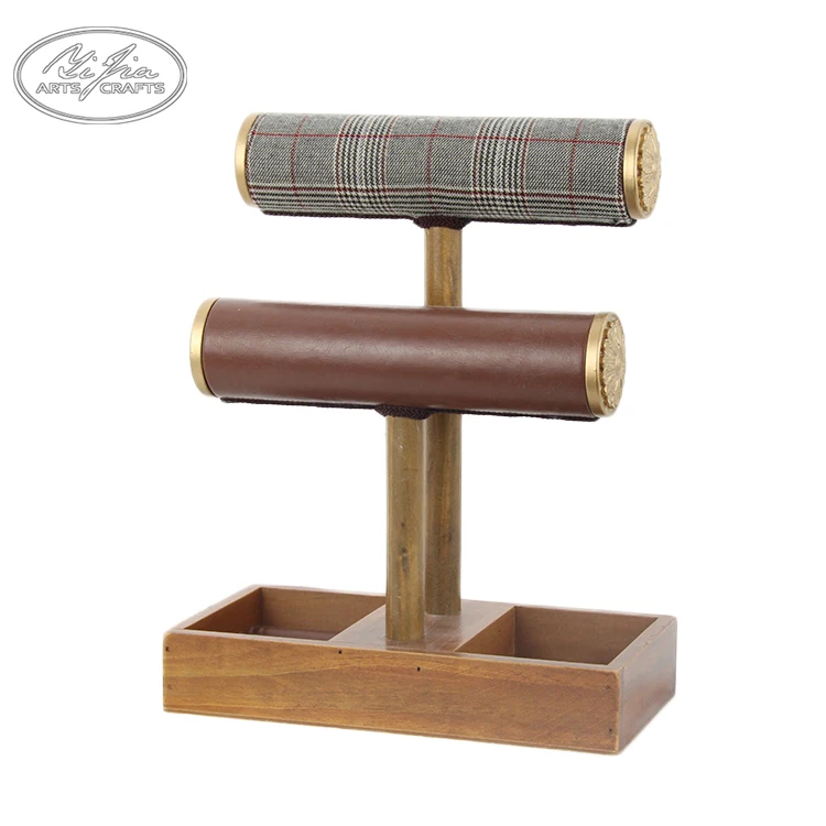 Classic design beautiful t bar bracelet jewelry display stand for ladies