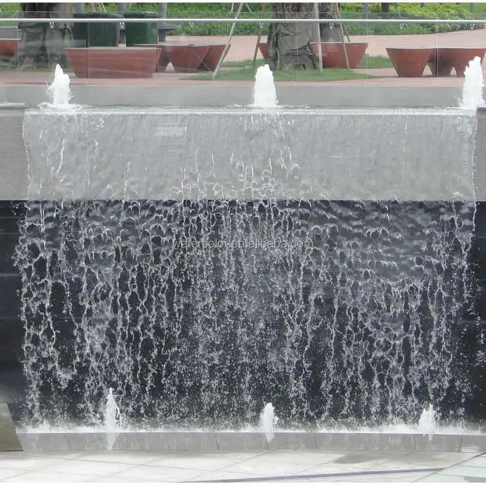 Artificial Waterfall Water Curtain Outdoor Water Fountain