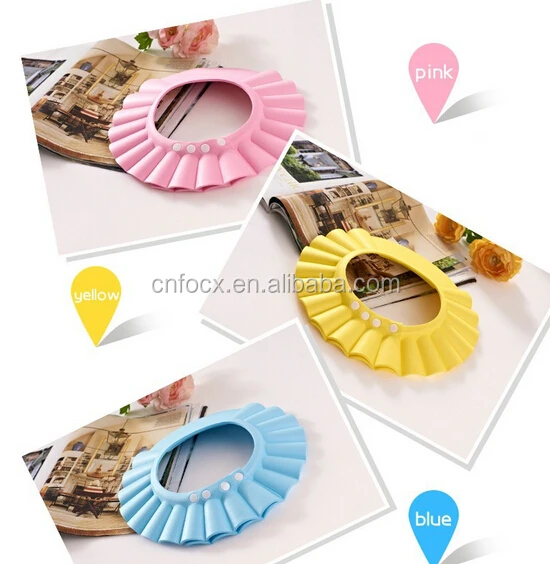 Baby Shower Cap / Kids Bathing Head Cap/ KIDS Shower Wash Hair Cover
