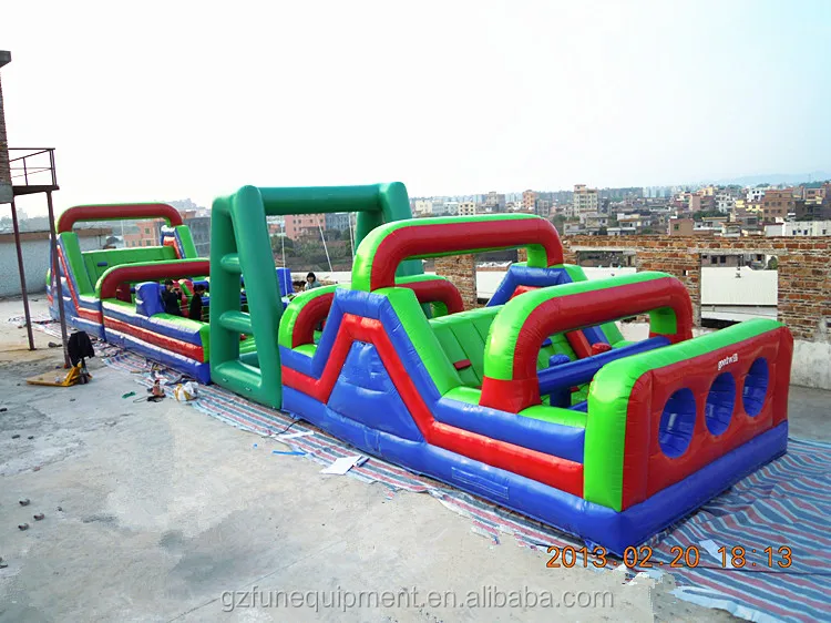 
Funny large inflatable comb obstacle course party rentals Inflatable obstacle course for team events 