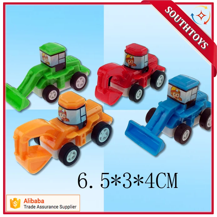 Good Quality 4 Style Assorted Kids mini Construction Toy Truck with wholesale price