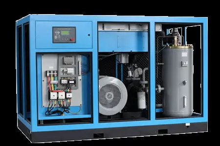 75kВт Двухвинтовой воздушный компрессор с ременным приводом