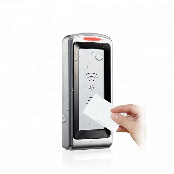 Можно добавить и удалить пользователей карт с помощью ИК-пульта управления (дополнительно) Для водонепроницаемого устройства чтения карт