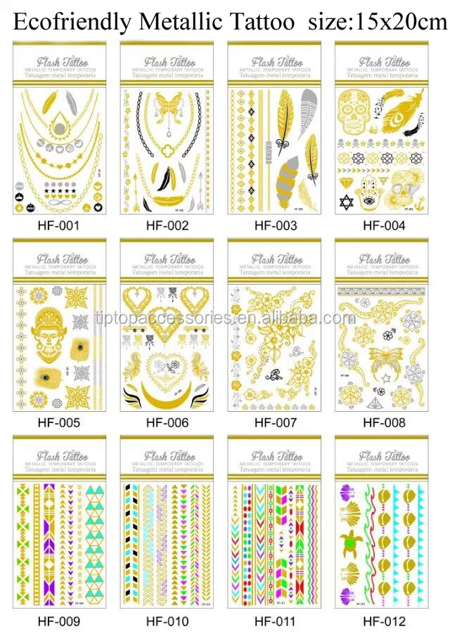 
Christmas gifts Temporary Tattoo Bracelet Stickers Body Jewlery Stickers 