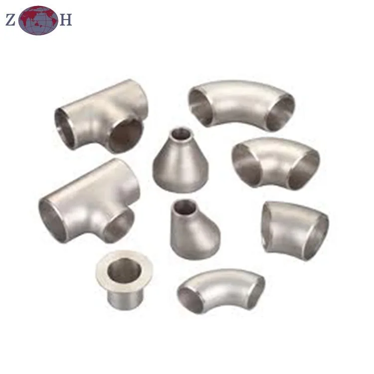 Stainless steel pipe fittings with elbow, bend, reducer, 4 way cross..