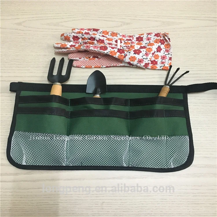 Heavy Duty Multi Pocket Outdoor Garden Tool Hand Bag Set For Planting Gardening Tool, High Quality Garden Tool Set