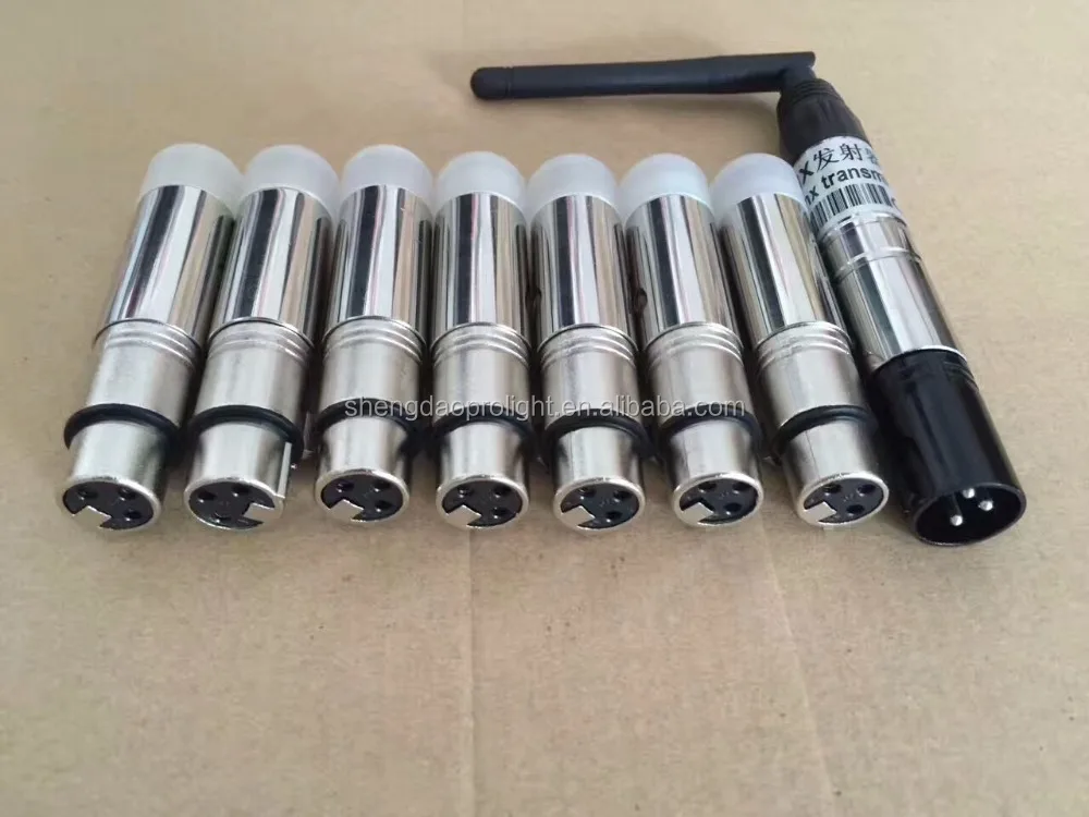 2.4G wireless dmx512 Transmitter And Receiver working distance 500 meter