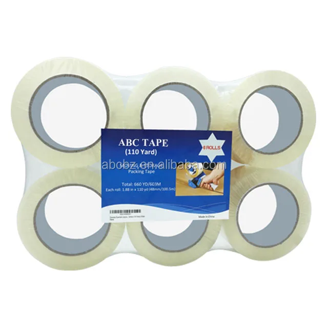 STRONG POWER GRADE CARTON CLEAR PACKING ADHESIVE TAPE