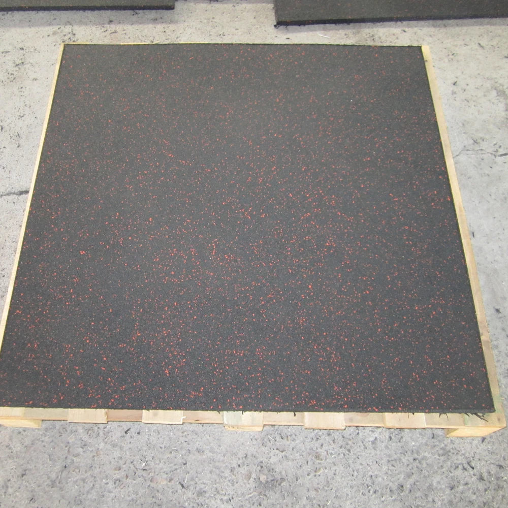 
Factory price!!! 1000x1000 big size gym use rubber flooring mat 