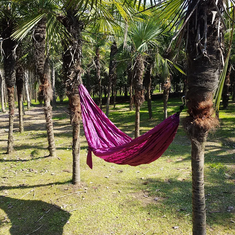 Hot Sale Colorful Parachute Round Cotton Camping Hammock,Hanging Sleeping Hammock