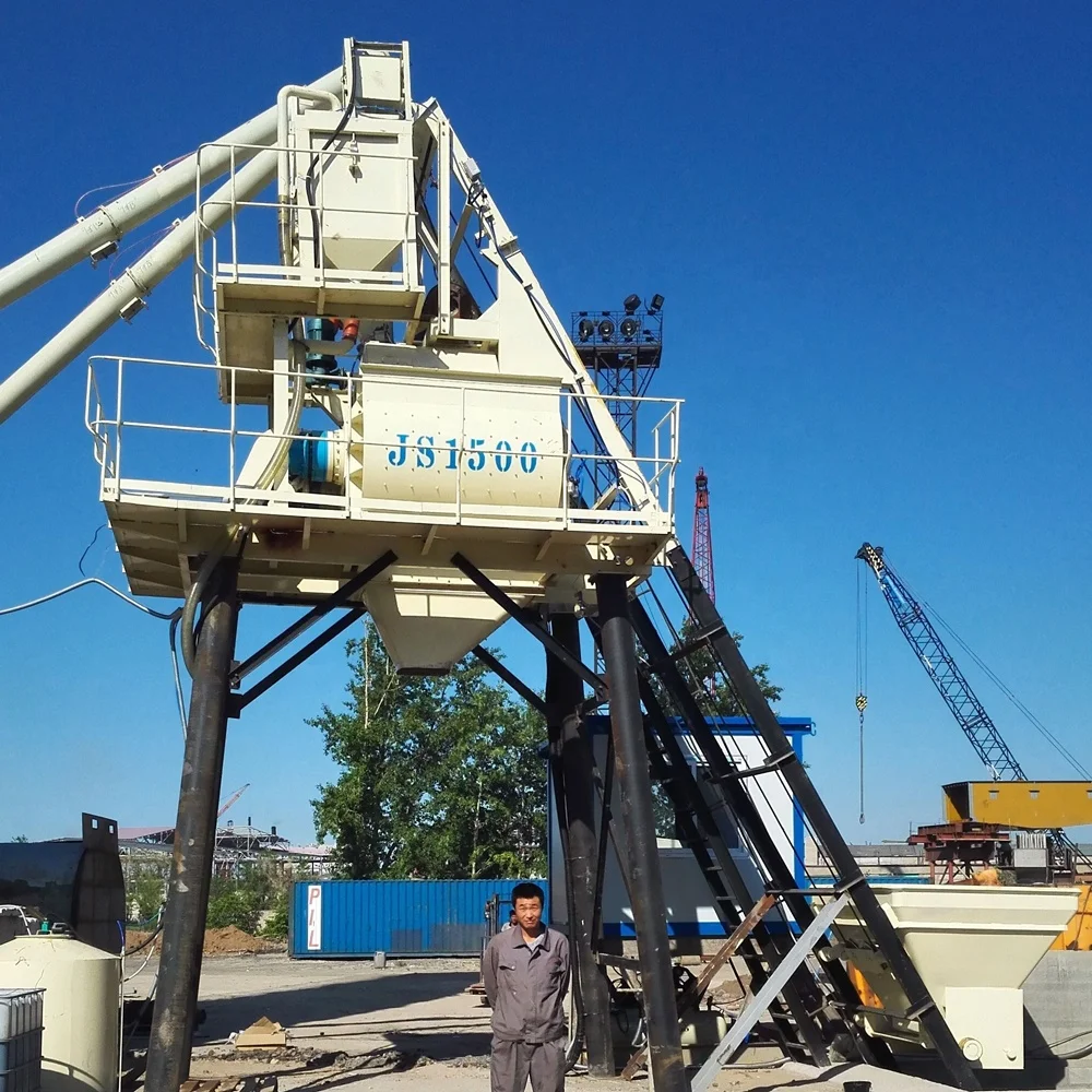 New hot sale belt conveyor feeding prefabricated belt concrete mixing plant