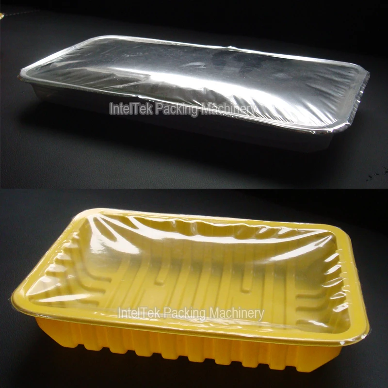 Pasta Fruit Vegetable Seafood Sandwich Tray Vacuum Nitrogen MAP Packing Machine