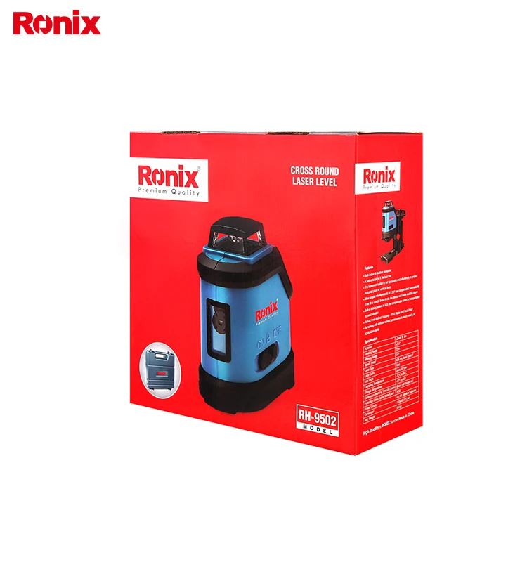 Ronix New Design Model RH-9502 for 360 Degree Machine Rotary Laser Level Cross Line Laser Level