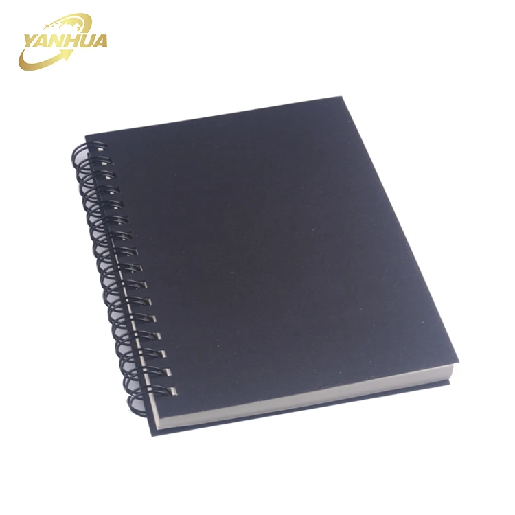 Logo Printed Practical Hard PVC Cover Cheap Spiral Notebook