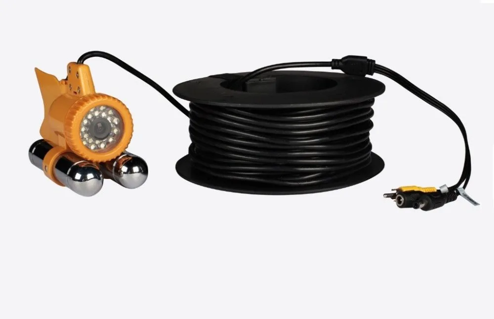 Fish Finder 20M Cable Underwater Fishing Video Camera With 24 LEDs CCD Sensor Waterproof Camera used in ocean and Fresh water