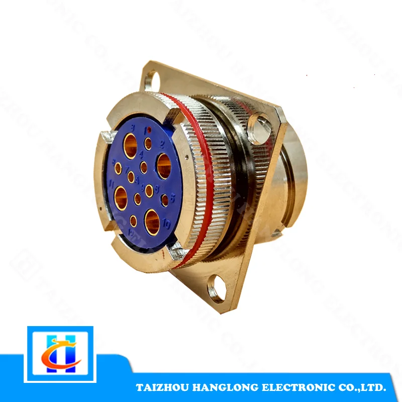 Военные Amphenol штыки круговой 12 контактный разъем