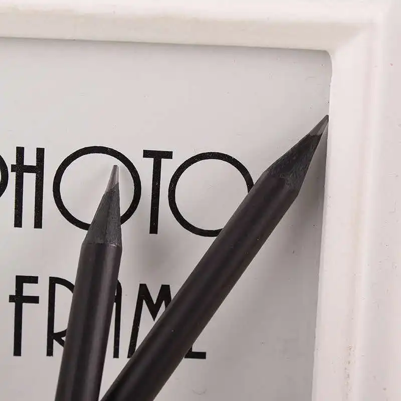 Сэкономьте 10% высокое качество персонализированный матовый деревянный черный карандаш