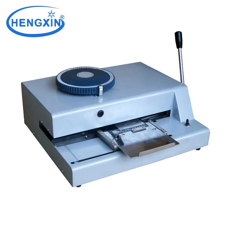 Manual Factory Price Aluminum Stainless Steel Plate Name Tag Embossing Machine