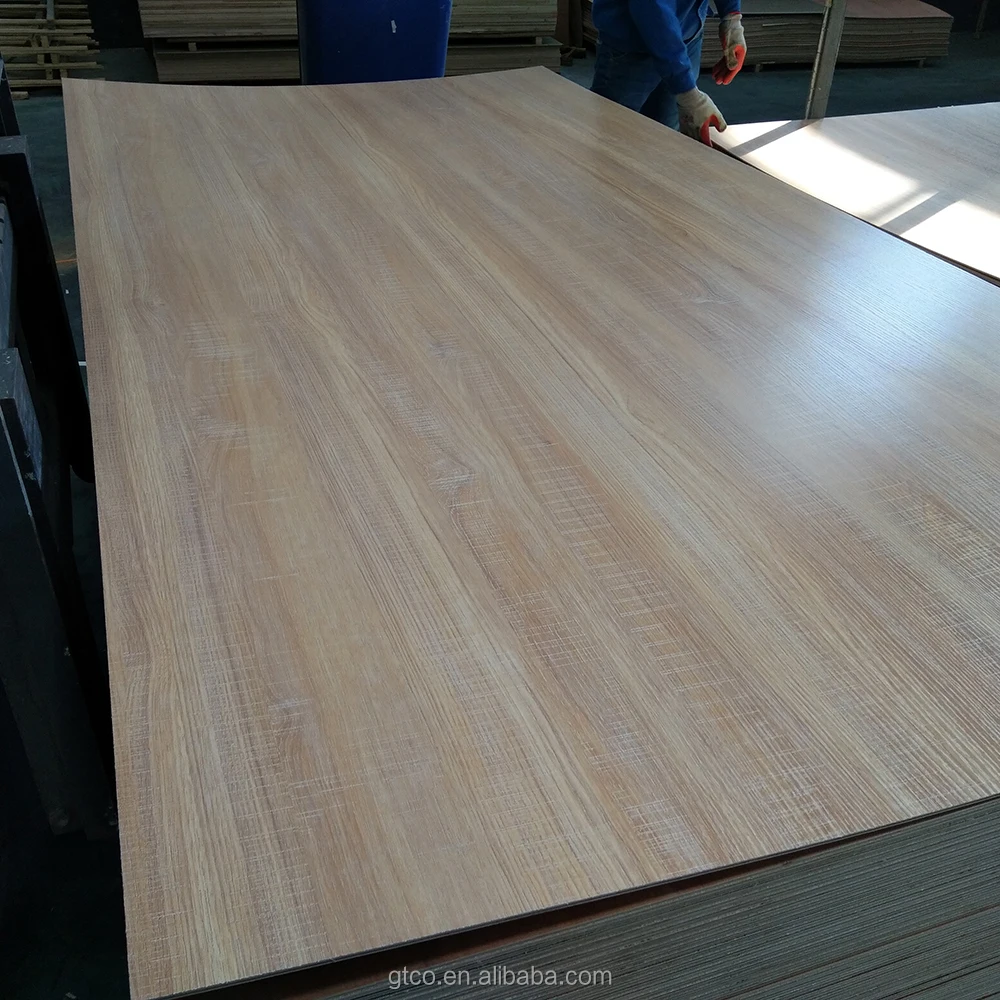 4x8 Poplar core Melamine laminated plywood for Furniture