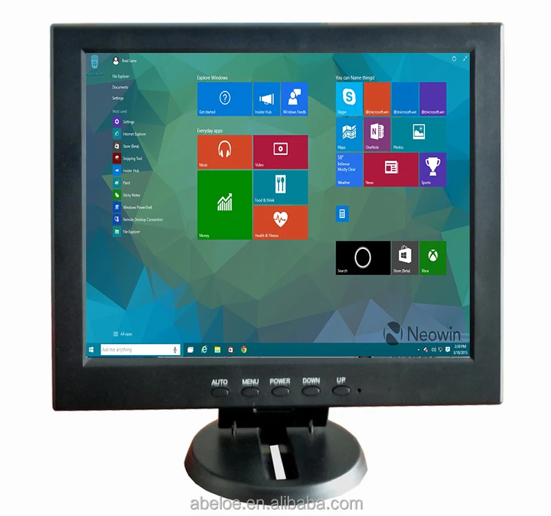 
VESA установленный 12-дюймовый TFT ЖК-монитор 800x600 ЖК-мониторы 12 дюймов 