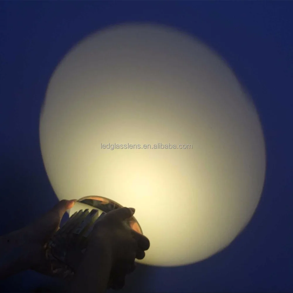 Diameter 150mm/ 5.9 inch round borosilicate optical glass lens for led studio spot lamp