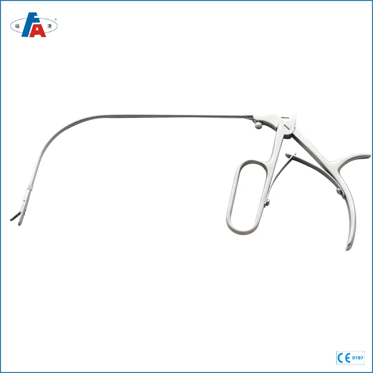 CE approved stainless steel ent endoscopic laryngeal forceps instruments for laryngoscope