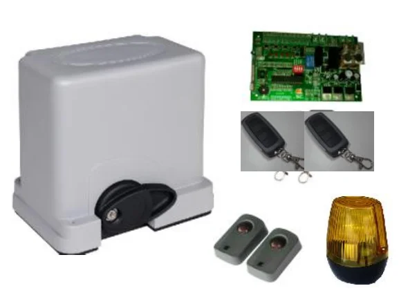 Low voltage safety 24VDC 400kgs Wireless Remote Electric  Automatic Sliding Gate Opener/Gate Operator