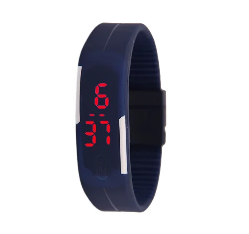 Fashion Men Led Digital Watch Women Casual Yoga Silicone Sports Wristwatch Children Kids Watches Outdoor Bracelet Watches Clock