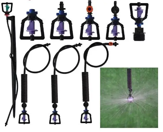 
Plastic Rotary Micro Sprayer Irrigation Gardening Sprinkler 