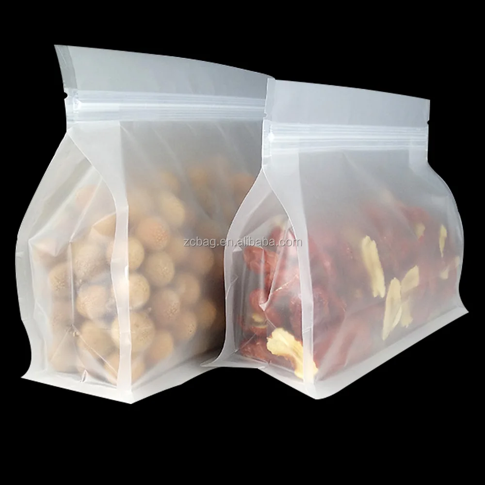 2000g Frost Bopp Laminated Matte Food Grade Plastic Waterproof Snack 4pounds 2kgs 64oz Flat Bottom Boxpouch Standup Package Bags