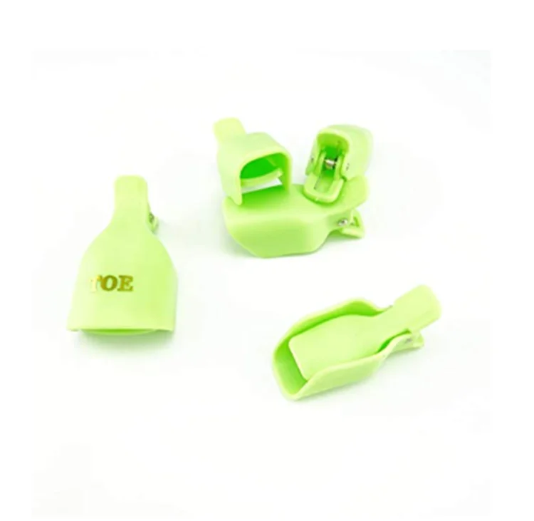 Plastic Acrylic Nail Art Soak Off Cap Clip UV Gel Polish Remover