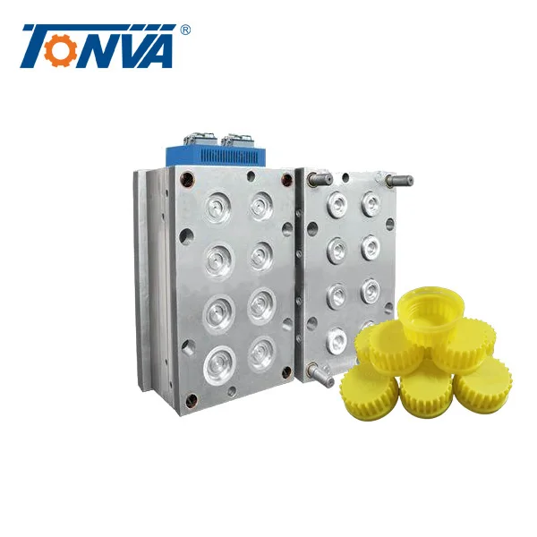 Plastic Oil Jerry Can Cap Mould Maker Taizhou 4 Cavity Injection Mould Steel CN;ZHE TONVA Single/multiple
