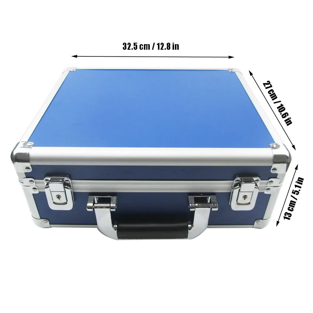 Blue Aluminum Hard Case Suitcase Box for DJI Mavic Pro Drone