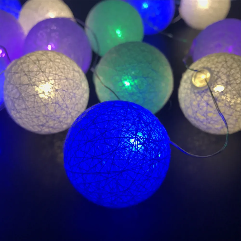 
Waterproof battery operated starry twinkly wireless fairy small bulb string christmas light balls 