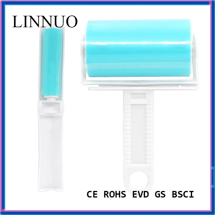 Reusable Sticky Picker Cleaner Set, Washable Travel Lint Roller, Pet Hair Lint Remover Hand Brush for Clothing and Fabrics