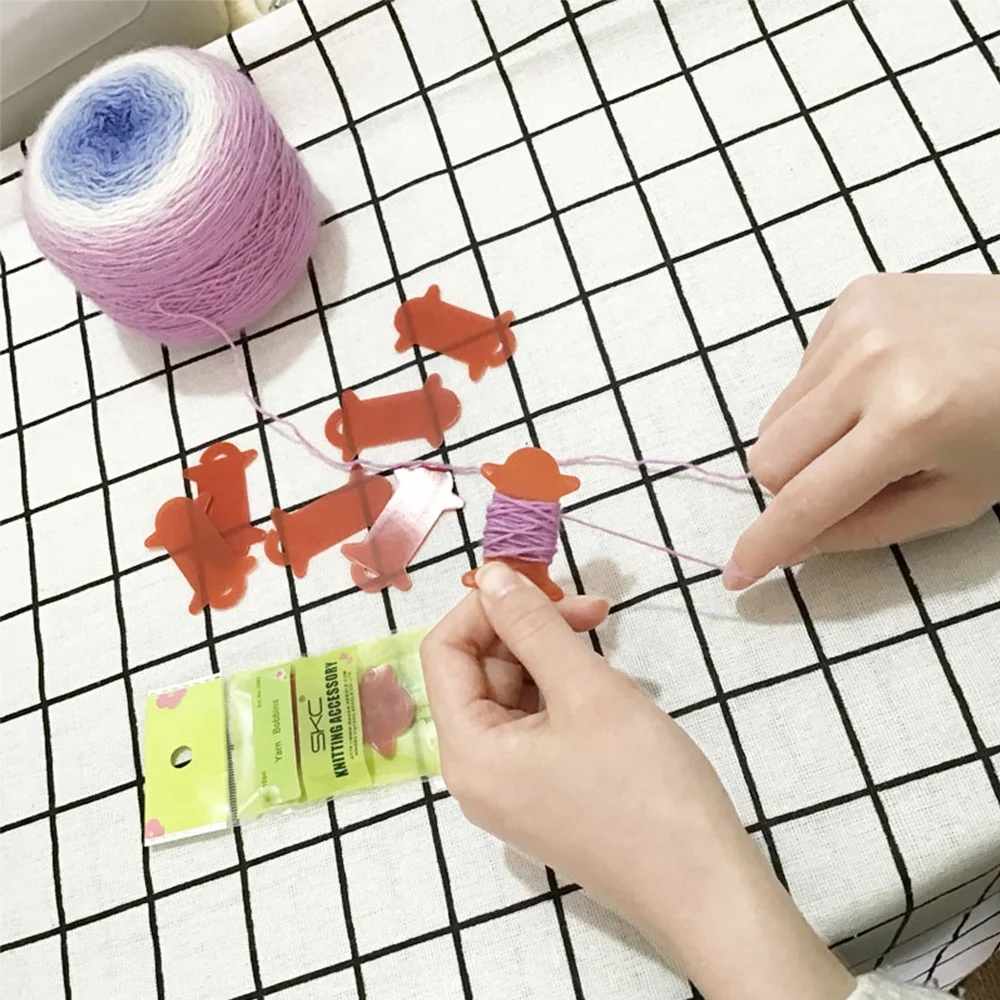 SKC Bobbins Thread Board Plastic Card Embroidery Tools Plastic Floss BobbinsThreadingBoard for Cross Stitch